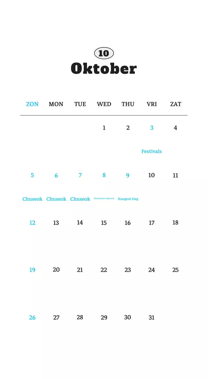 Witte Nette Ballet Dierenfotokalender