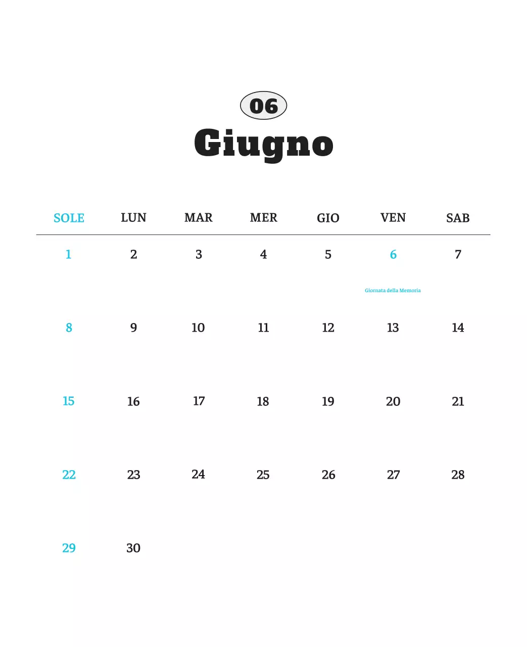 Calendario fotografico degli animali del balletto bianco e ordinato