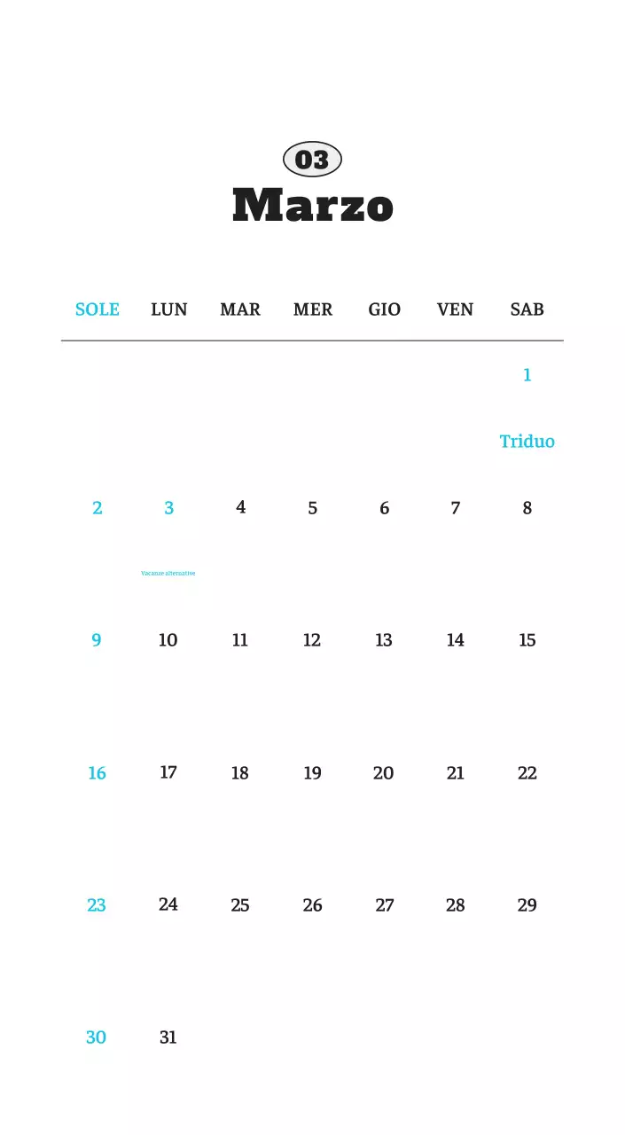 Calendario fotografico degli animali del balletto bianco e ordinato