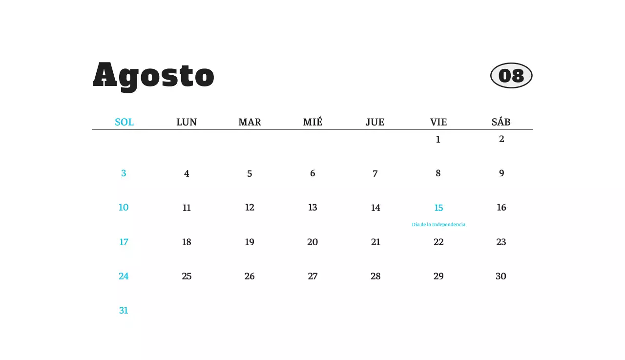 Ballet Blanco Neat Animal Foto Calendario