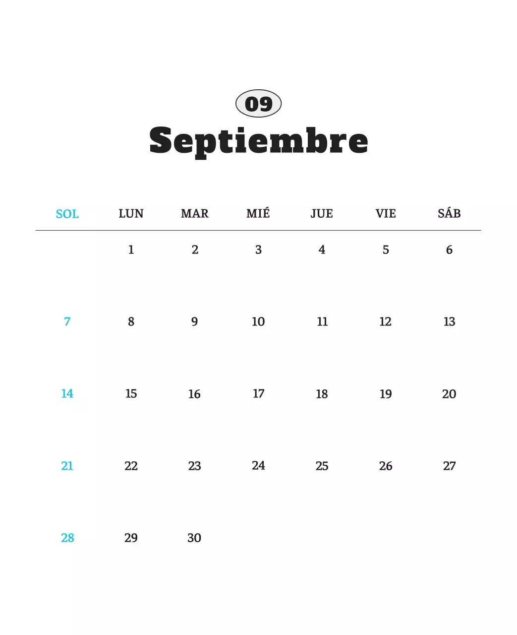 Ballet Blanco Neat Animal Foto Calendario