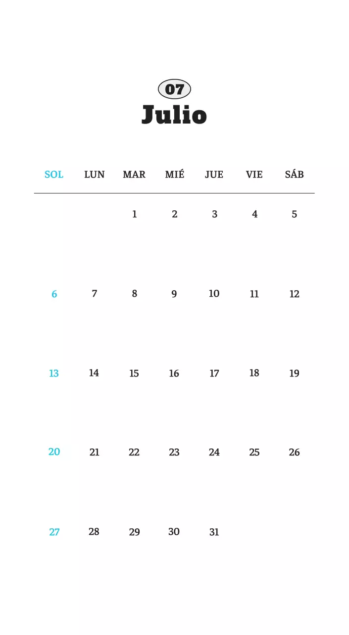 Ballet Blanco Neat Animal Foto Calendario