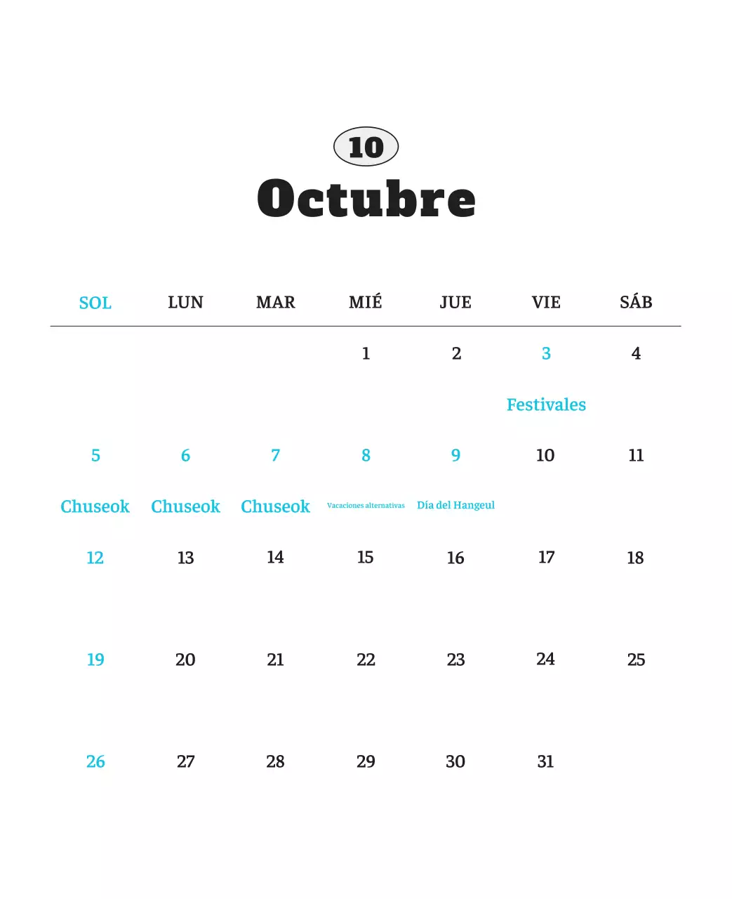 Ballet Blanco Neat Animal Foto Calendario