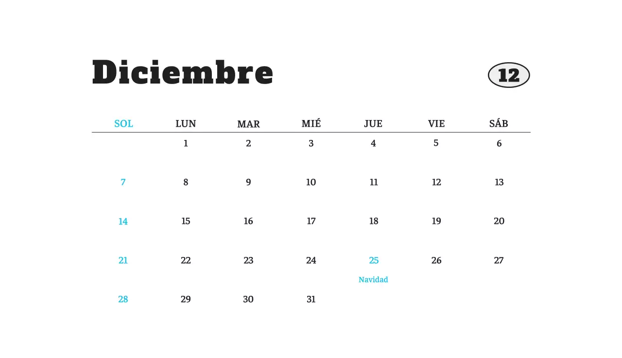 Ballet Blanco Neat Animal Foto Calendario