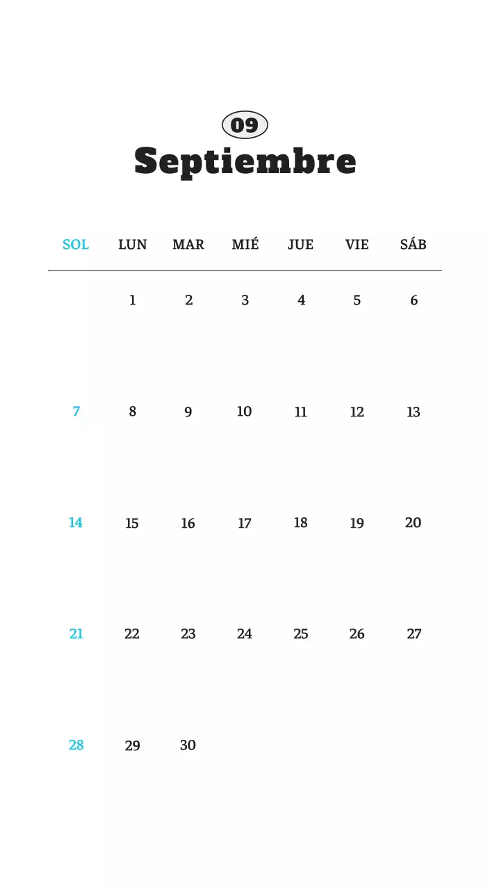 Ballet Blanco Neat Animal Foto Calendario