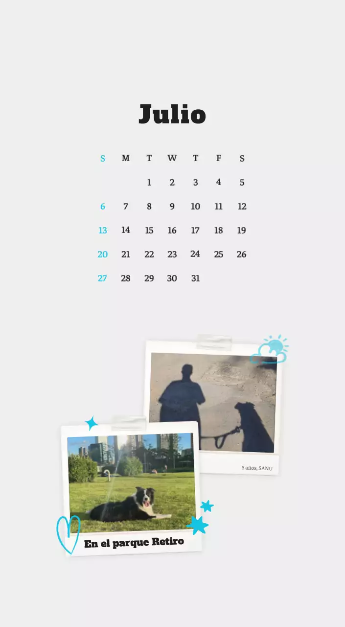 Ballet Blanco Neat Animal Foto Calendario