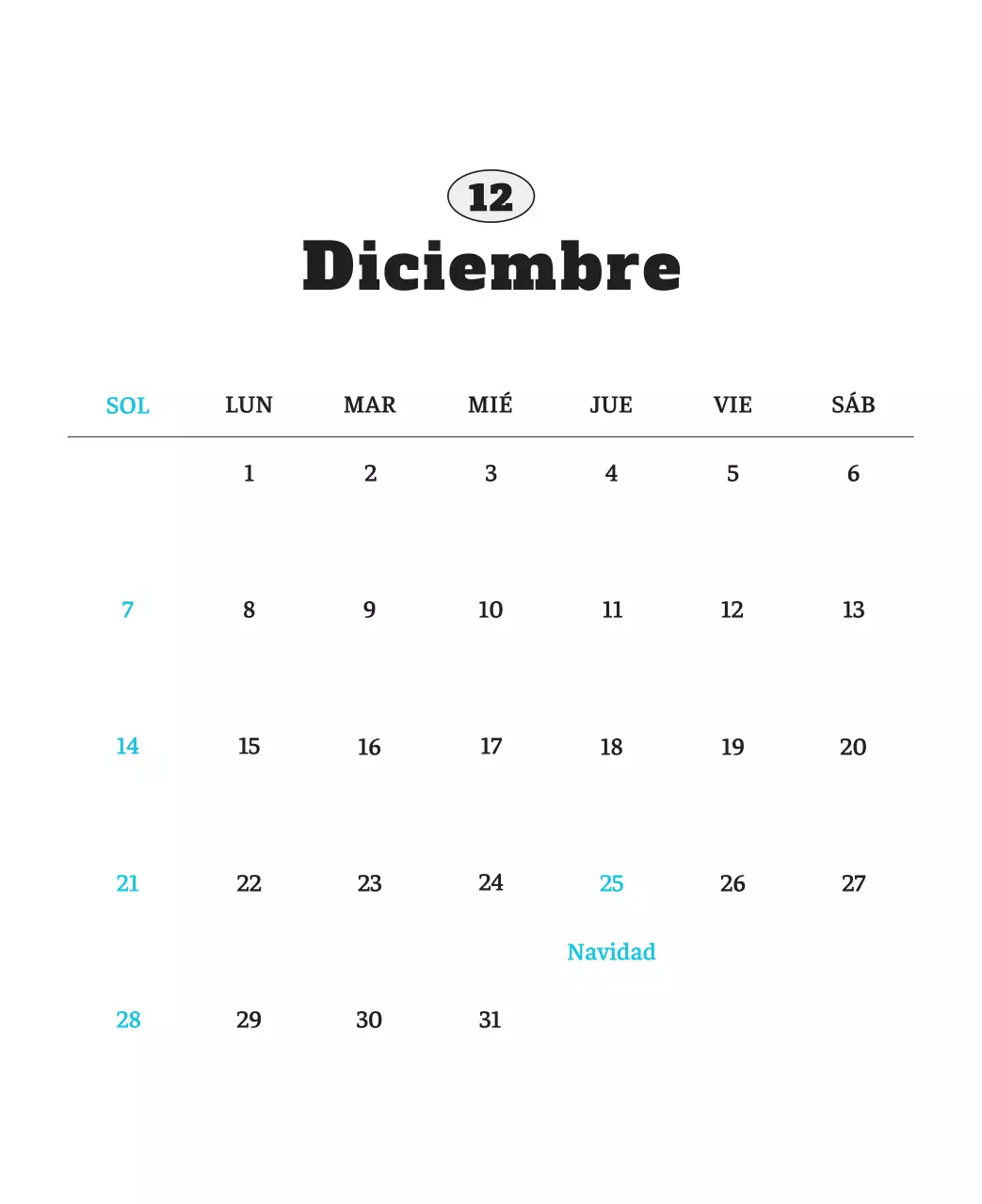 Ballet Blanco Neat Animal Foto Calendario