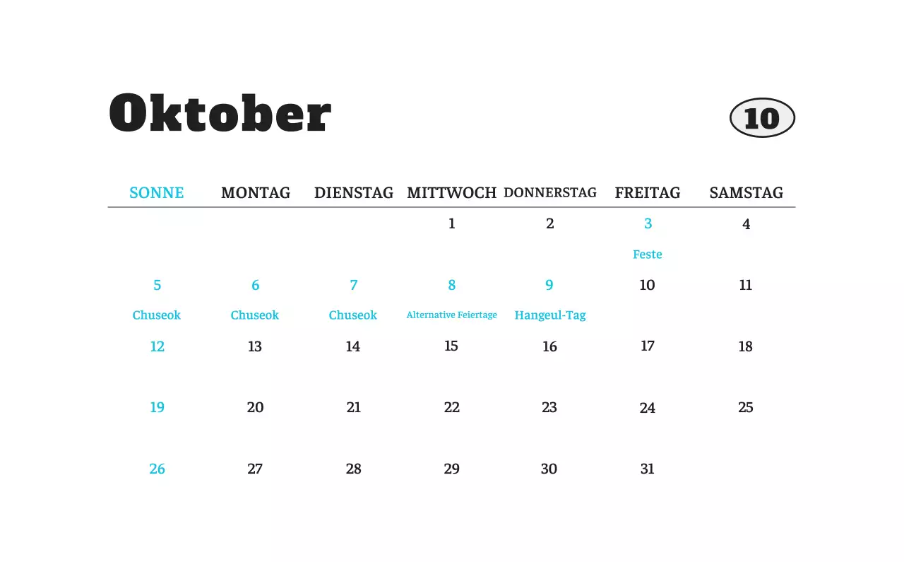 Weißer Neat Ballet-Tier-Fotokalender