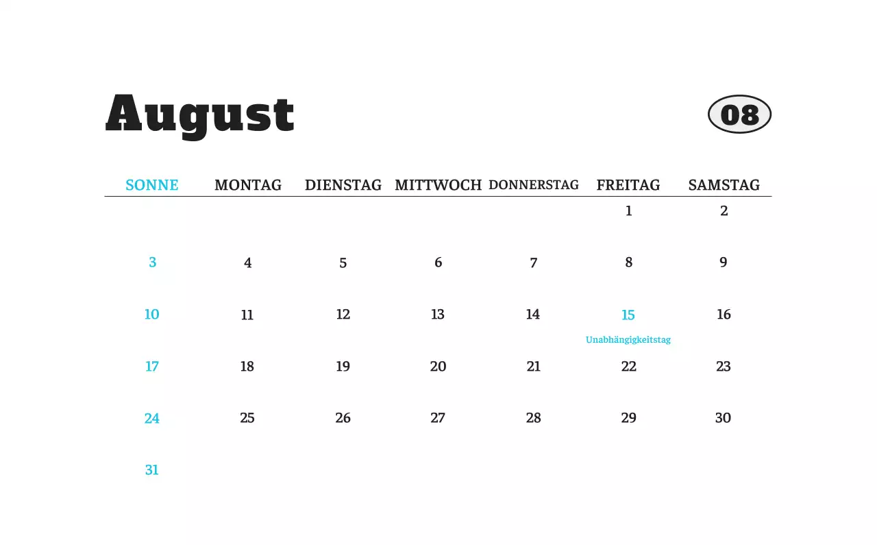 Weißer Neat Ballet-Tier-Fotokalender