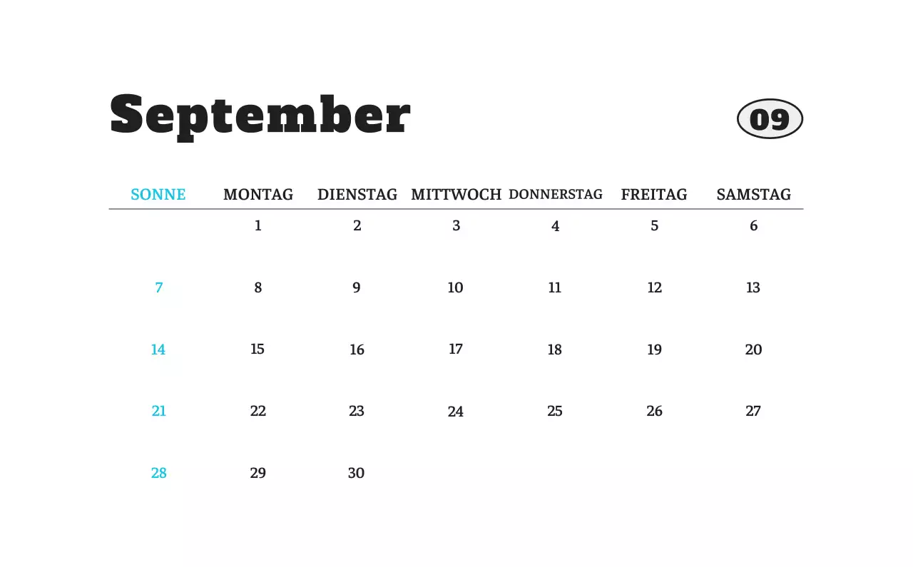 Weißer Neat Ballet-Tier-Fotokalender