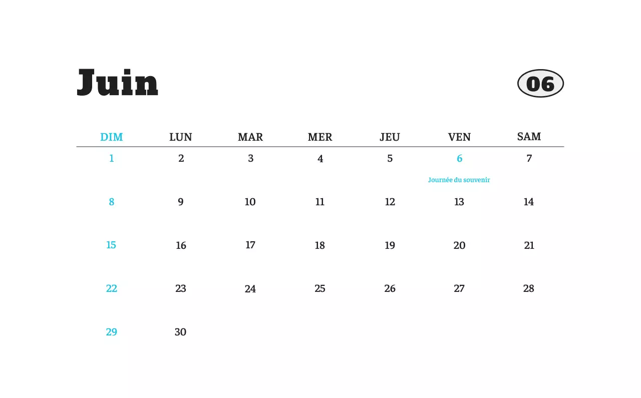 Calendrier photo blanc Neat Ballet Animal