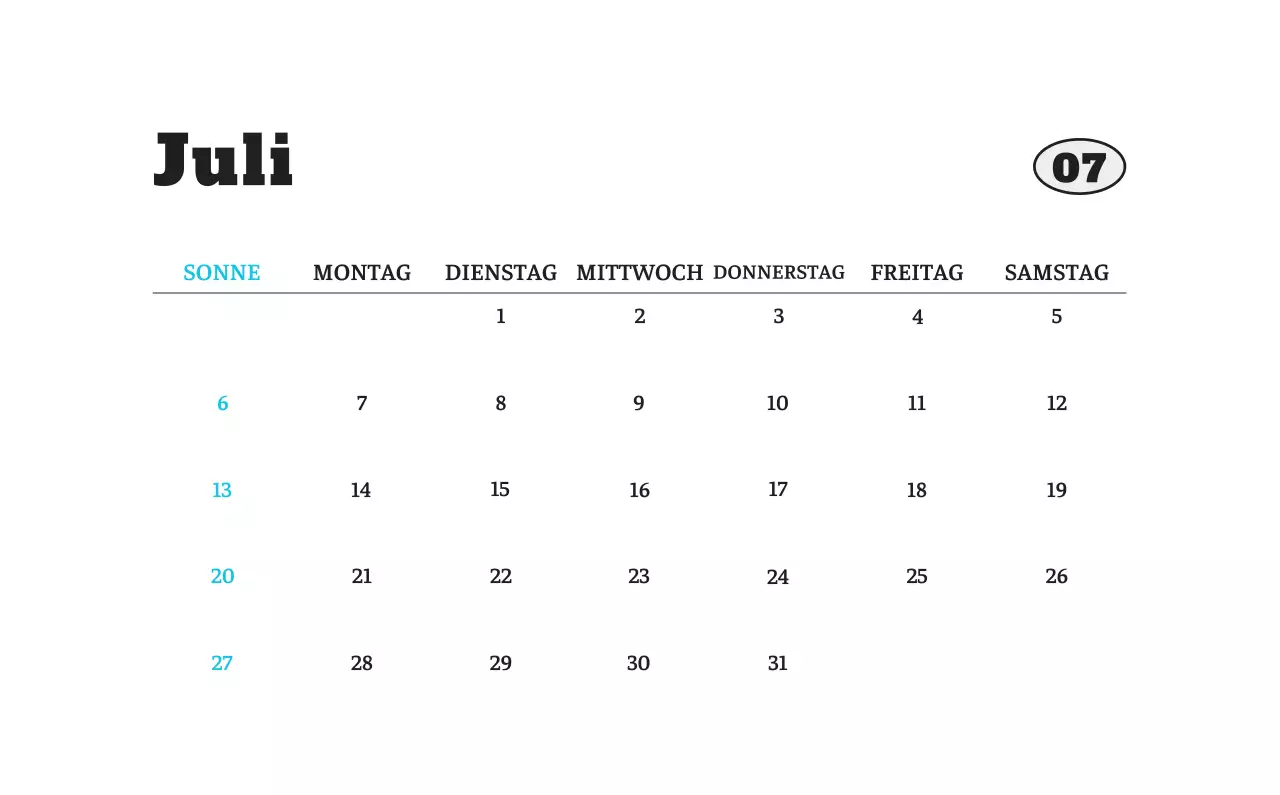 Weißer Neat Ballet-Tier-Fotokalender