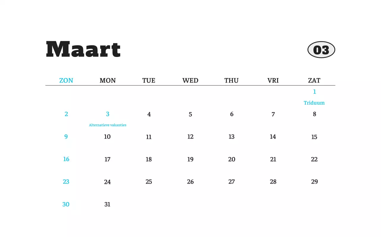 Witte Nette Ballet Dierenfotokalender