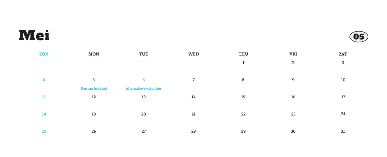 Witte Nette Ballet Dierenfotokalender