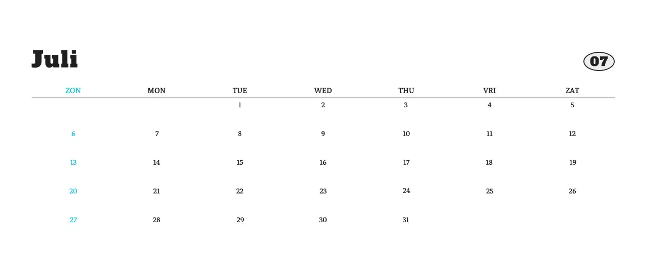 Witte Nette Ballet Dierenfotokalender