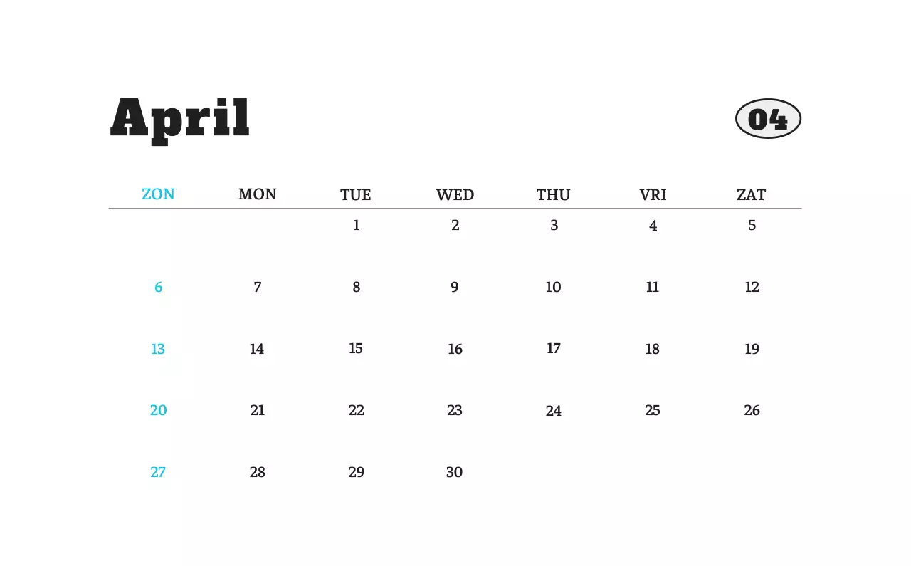 Witte Nette Ballet Dierenfotokalender