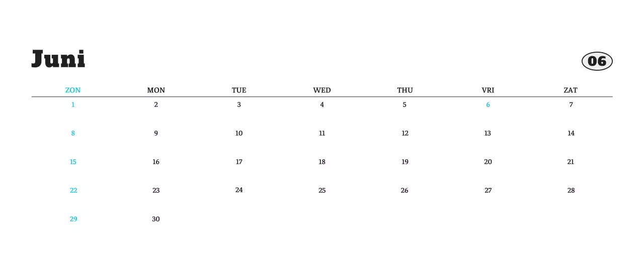 Witte Nette Ballet Dierenfotokalender