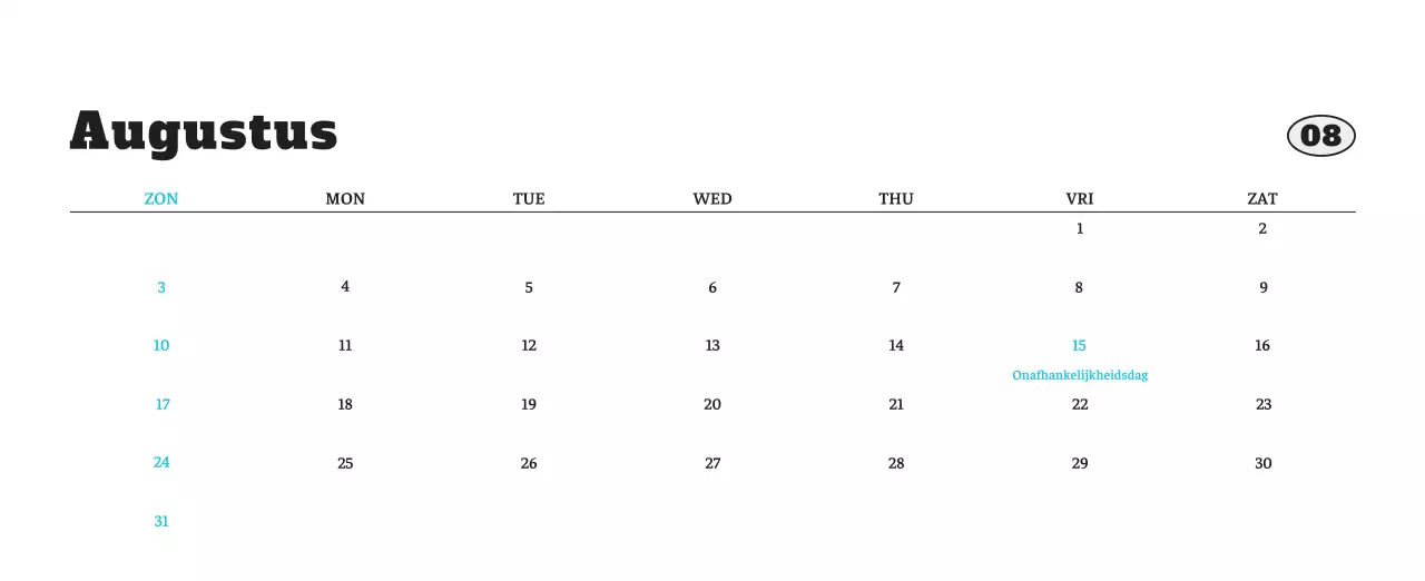 Witte Nette Ballet Dierenfotokalender