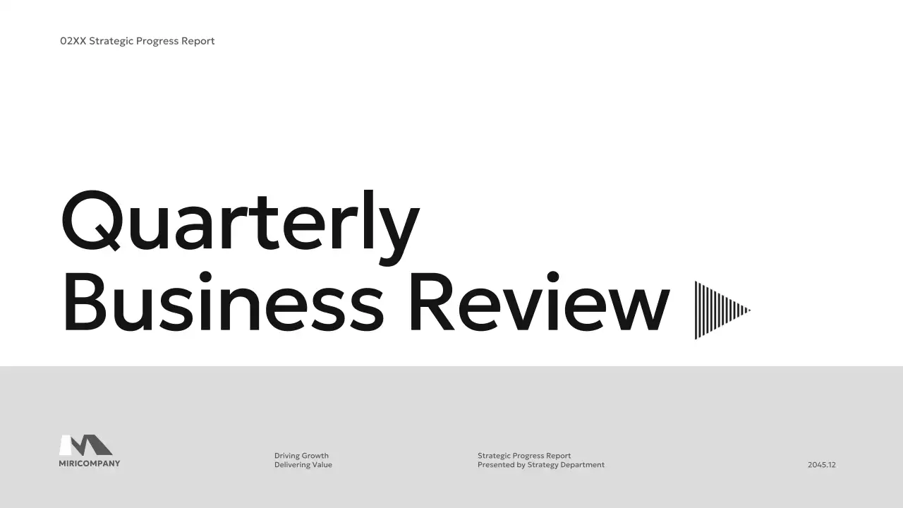 Grey Professional Business Report Document Presentation