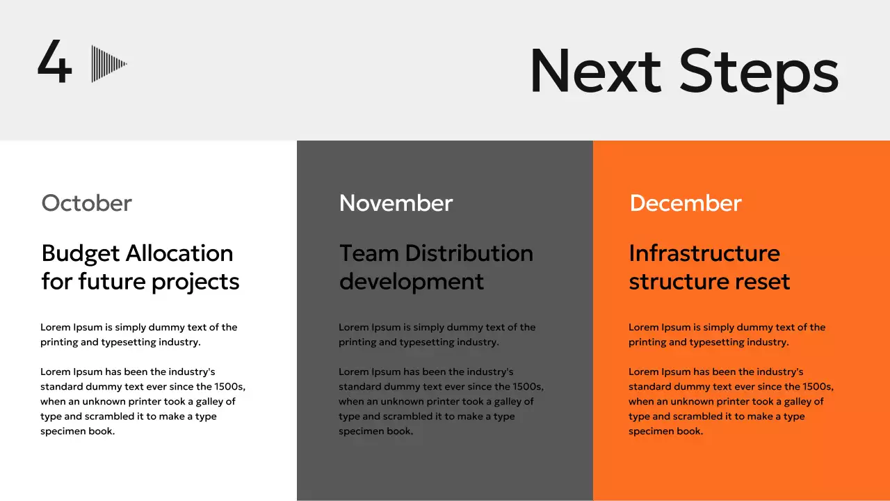 Grey Professional Business Report Document Presentation