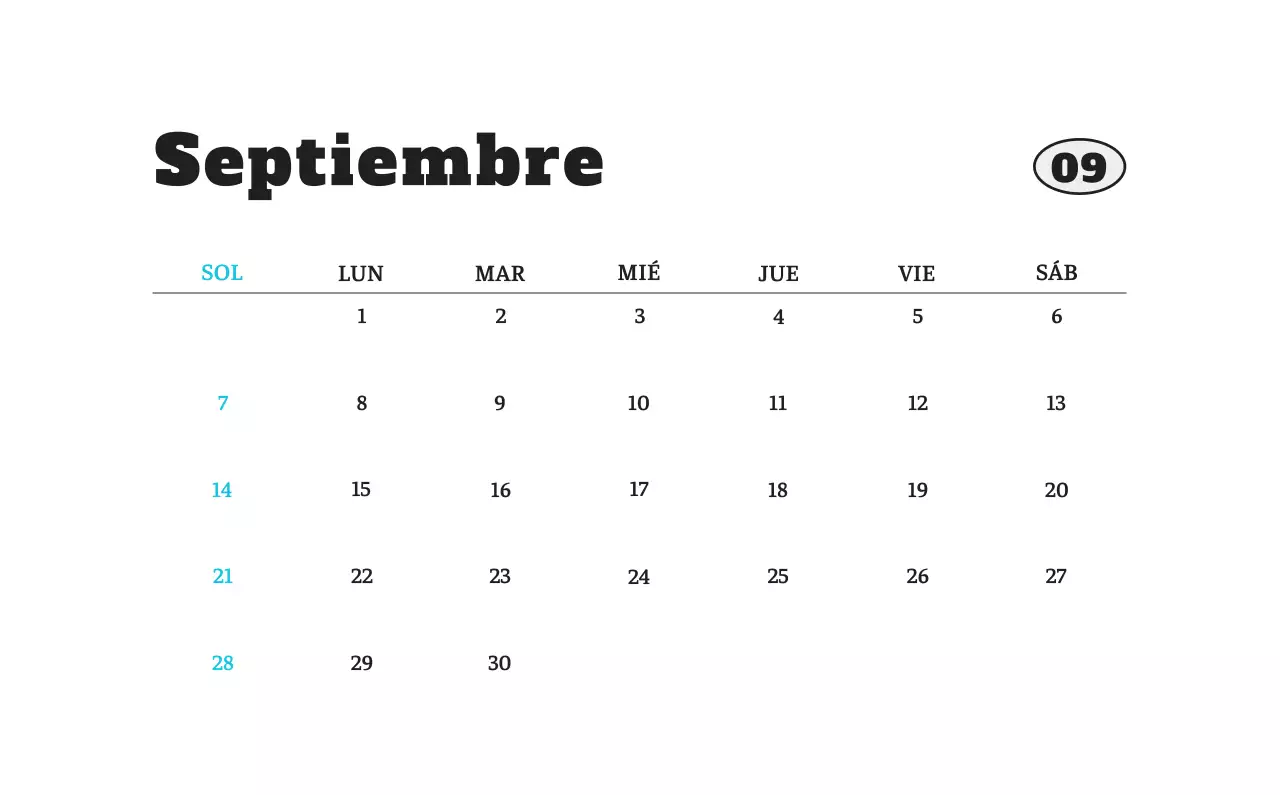 Ballet Blanco Neat Animal Foto Calendario