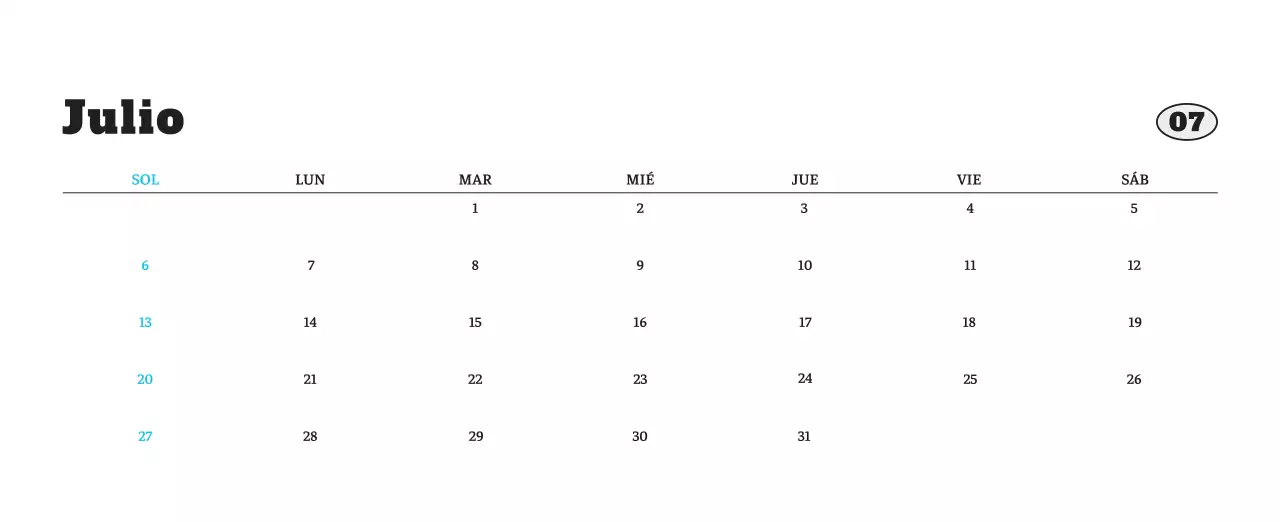 Ballet Blanco Neat Animal Foto Calendario