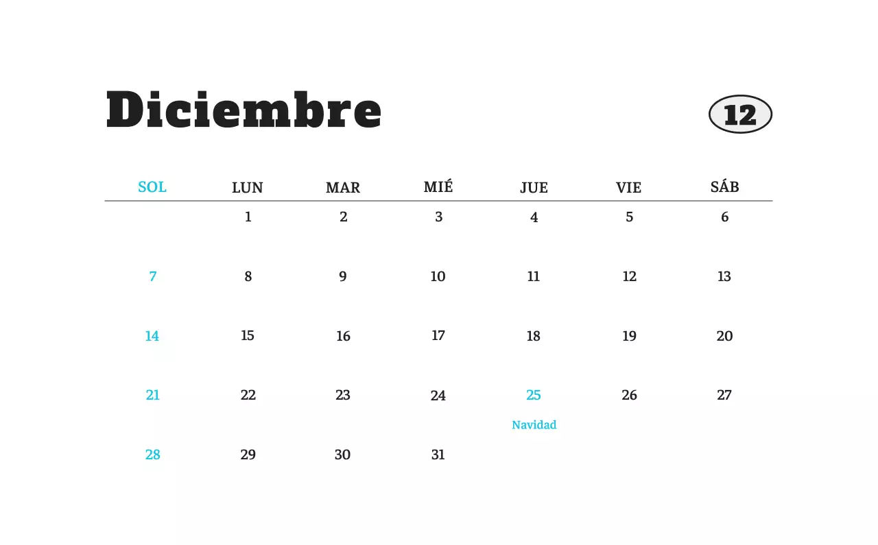 Ballet Blanco Neat Animal Foto Calendario