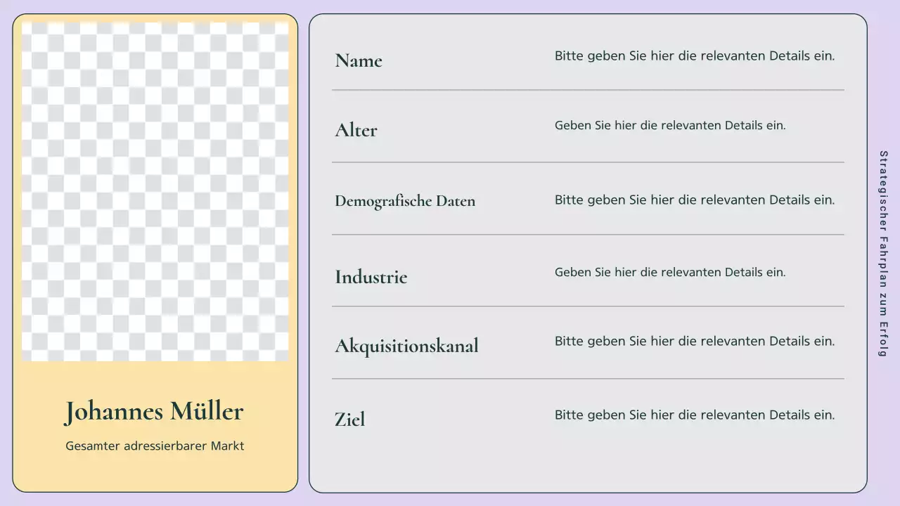 Grüner und rosafarbener Marketingplan für moderne Unternehmen