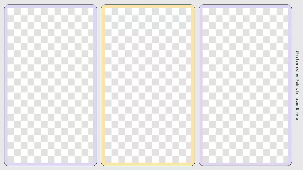 Grüner und rosafarbener Marketingplan für moderne Unternehmen