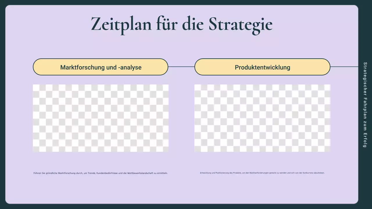 Grüner und rosafarbener Marketingplan für moderne Unternehmen