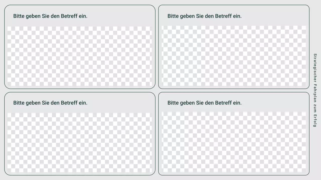 Grüner und rosafarbener Marketingplan für moderne Unternehmen