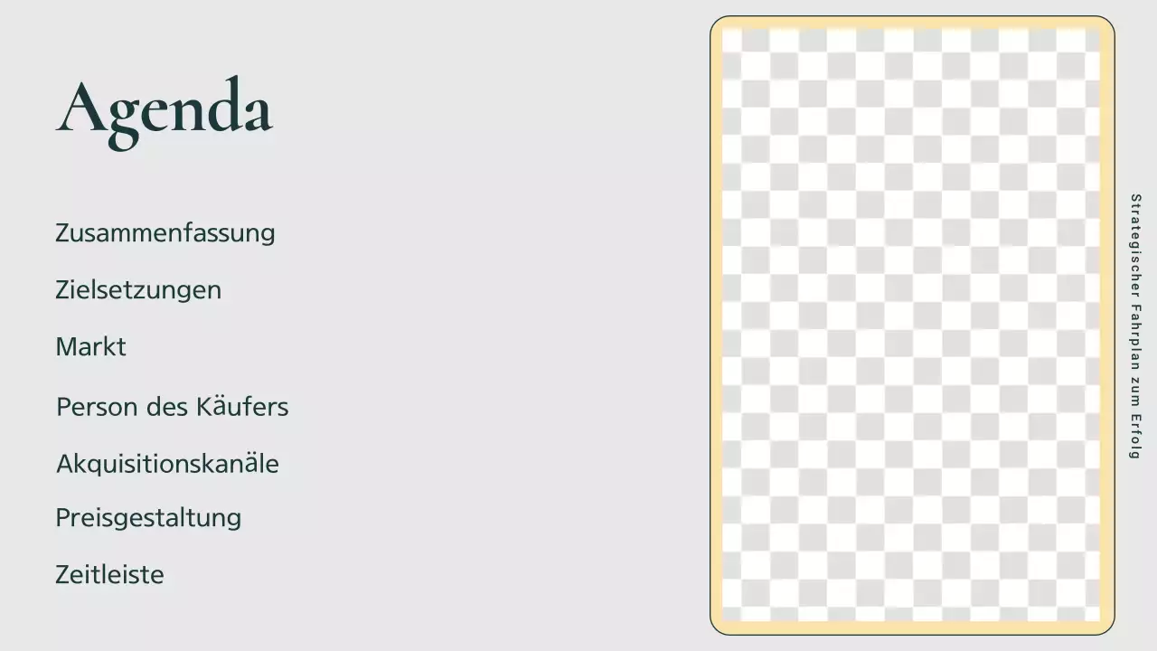 Grüner und rosafarbener Marketingplan für moderne Unternehmen