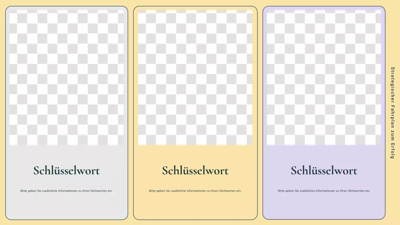 Grüner und rosafarbener Marketingplan für moderne Unternehmen