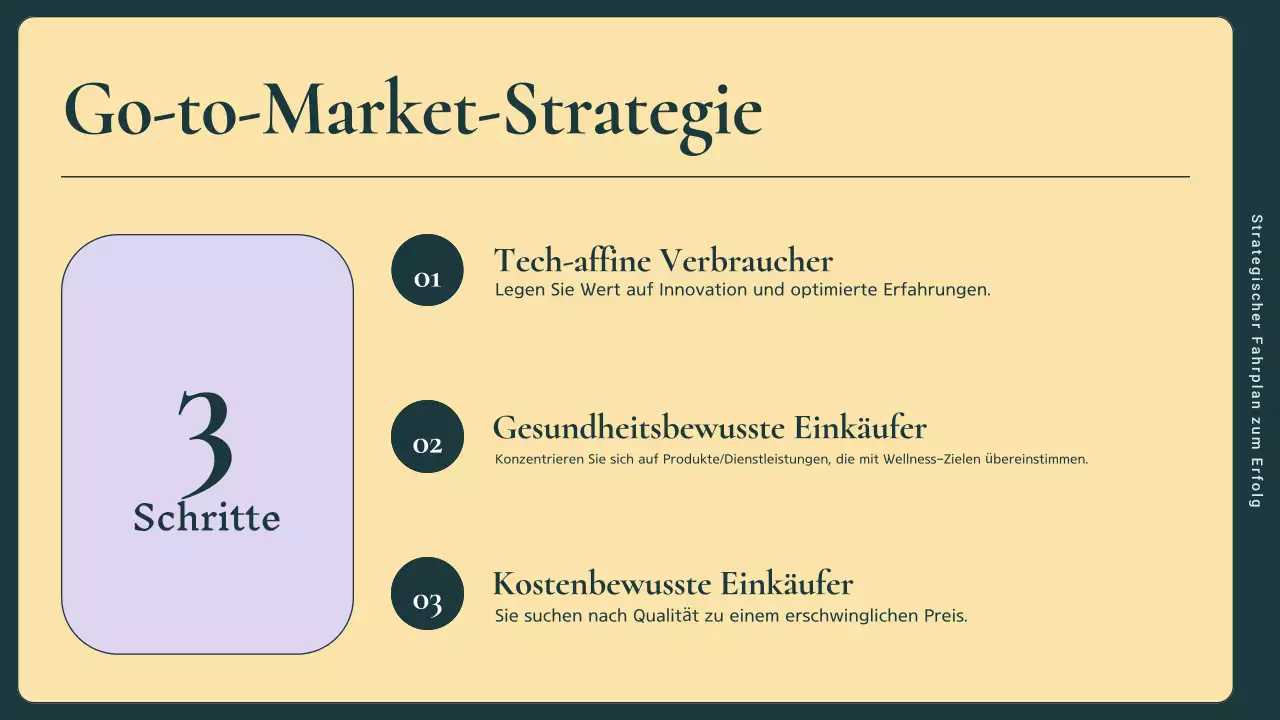 Grüner und rosafarbener Marketingplan für moderne Unternehmen