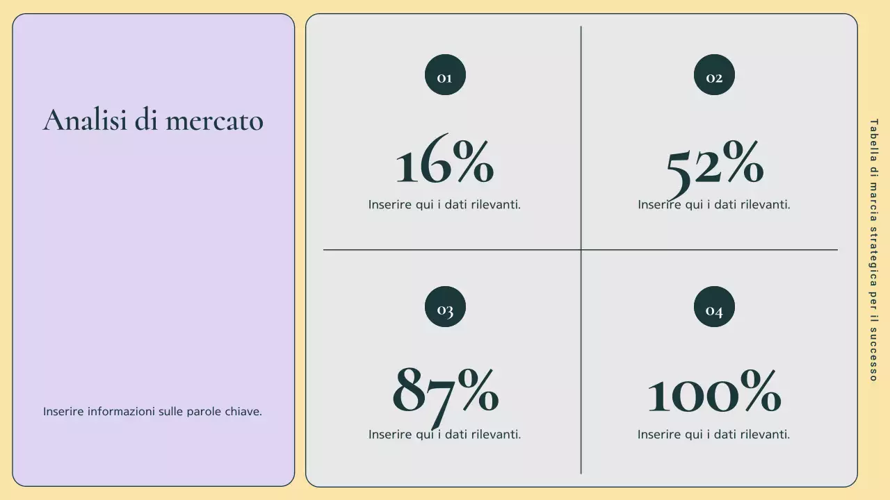 guida al piano di marketing aziendale moderno verde e rosa