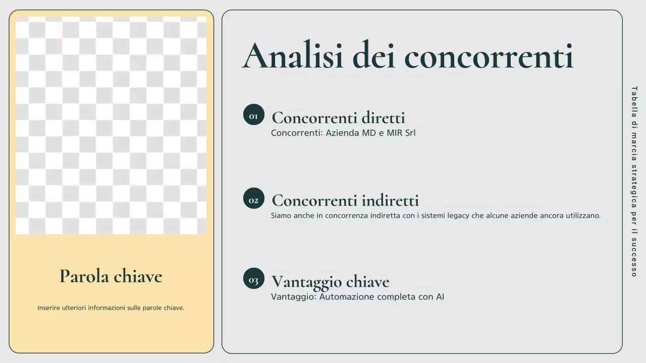 guida al piano di marketing aziendale moderno verde e rosa