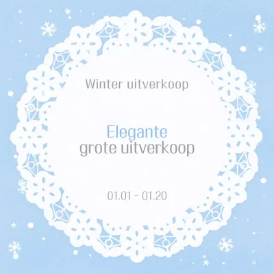 Lichtblauwe elegante uitverkoop