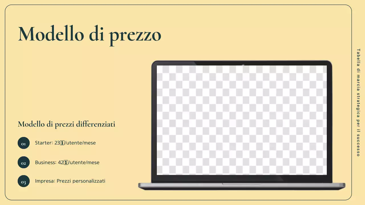 guida al piano di marketing aziendale moderno verde e rosa