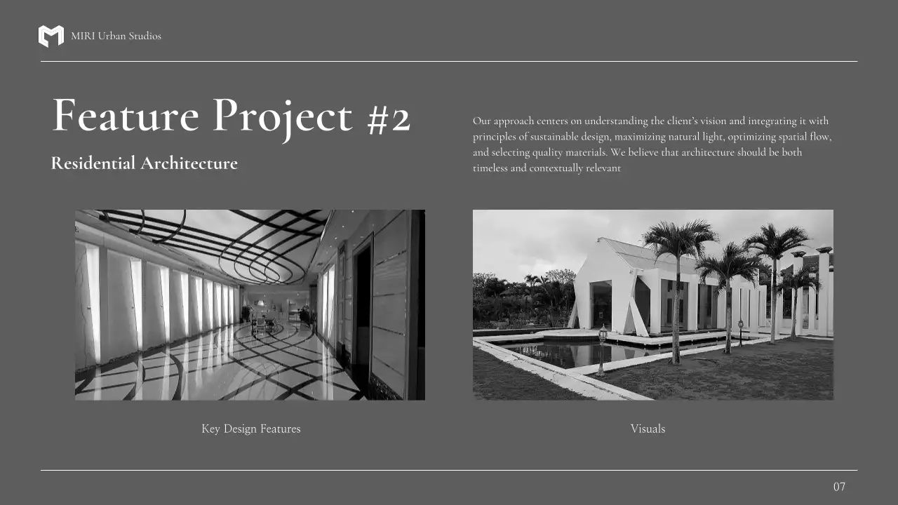 Grey Modern Architecture Portfolio Presentation