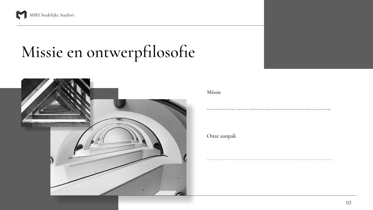 portfolio zwarte moderne architectuur