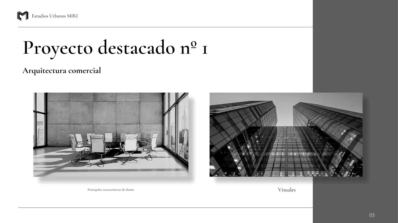 cartera negra de arquitectura moderna