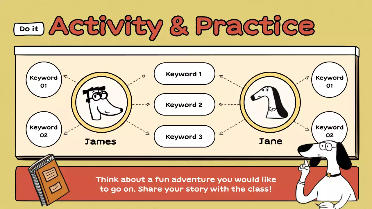 Beige Comic Literature Course Presentation