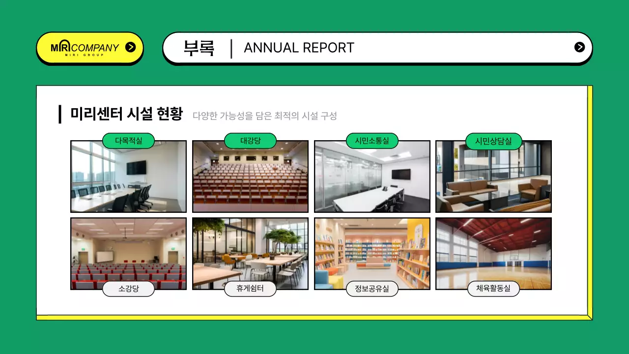초록의 키치한 공공기관 운영보고서