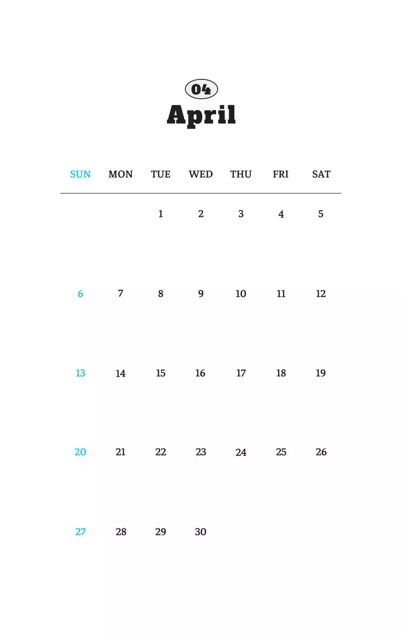 Kalender Foto Binatang Balet Putih Rapi