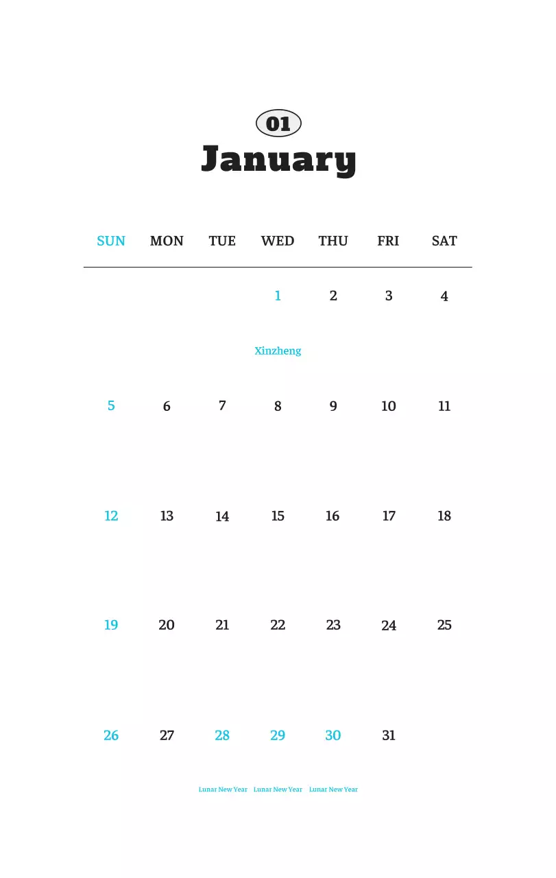 Kalender Foto Binatang Balet Putih Rapi