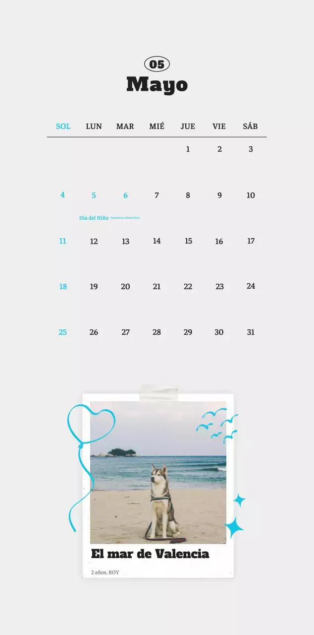 Ballet Blanco Neat Animal Foto Calendario