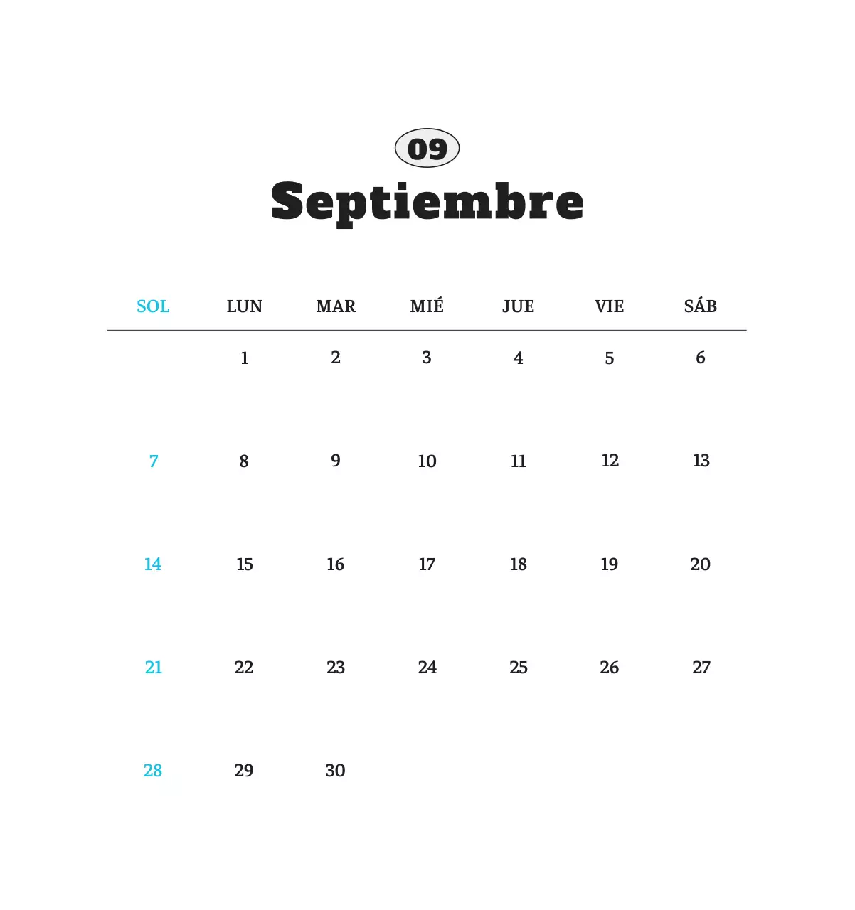 Ballet Blanco Neat Animal Foto Calendario