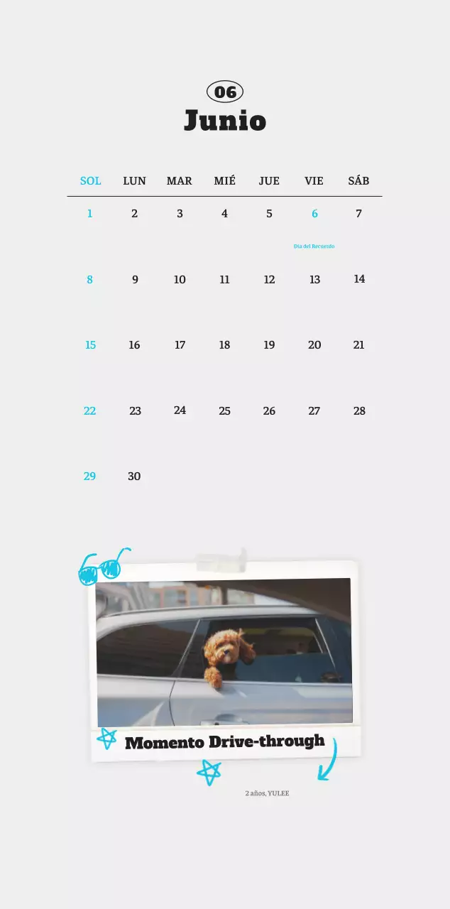 Ballet Blanco Neat Animal Foto Calendario
