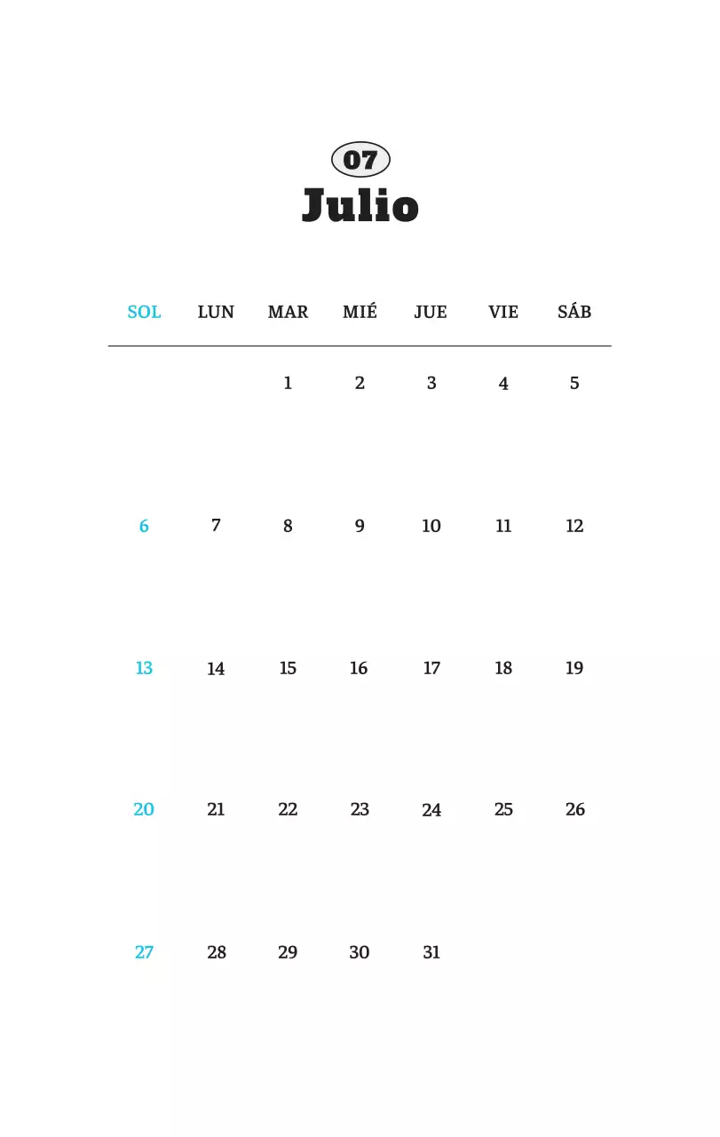 Ballet Blanco Neat Animal Foto Calendario