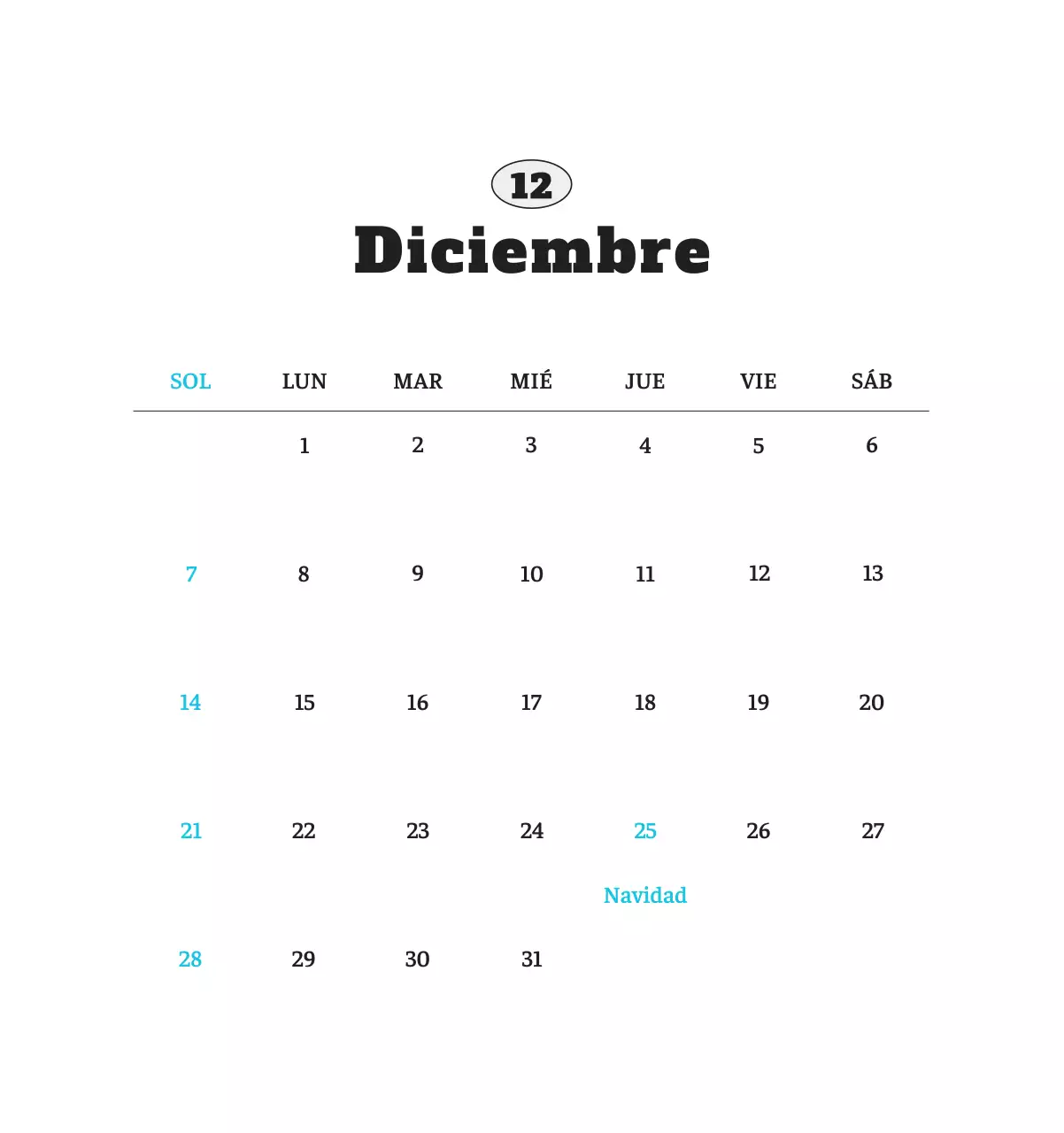 Ballet Blanco Neat Animal Foto Calendario
